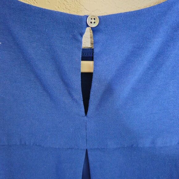 J. Jill Wearever Collection Woman Size M Tall Jersey Knit Dress Keyhole Back - Picture 3 of 6